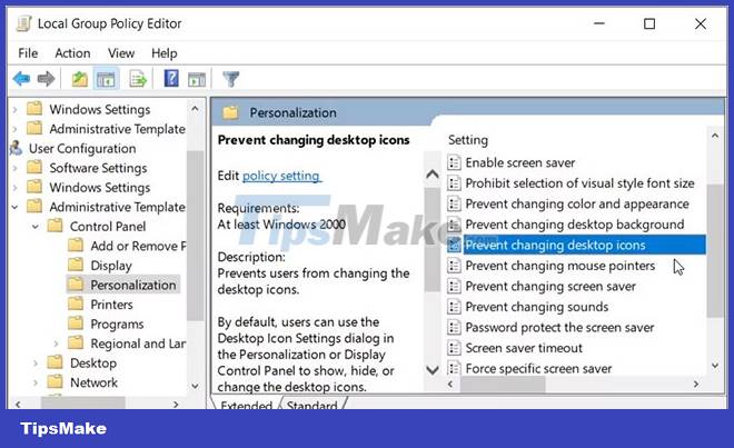 How to prevent others from changing your Windows desktop theme and icons Picture 2