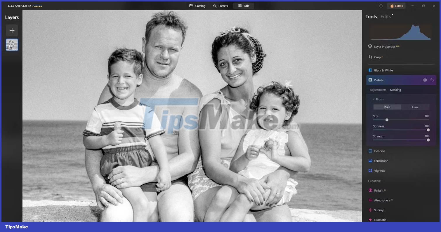 How to restore old family photos with Luminar Neo Picture 10