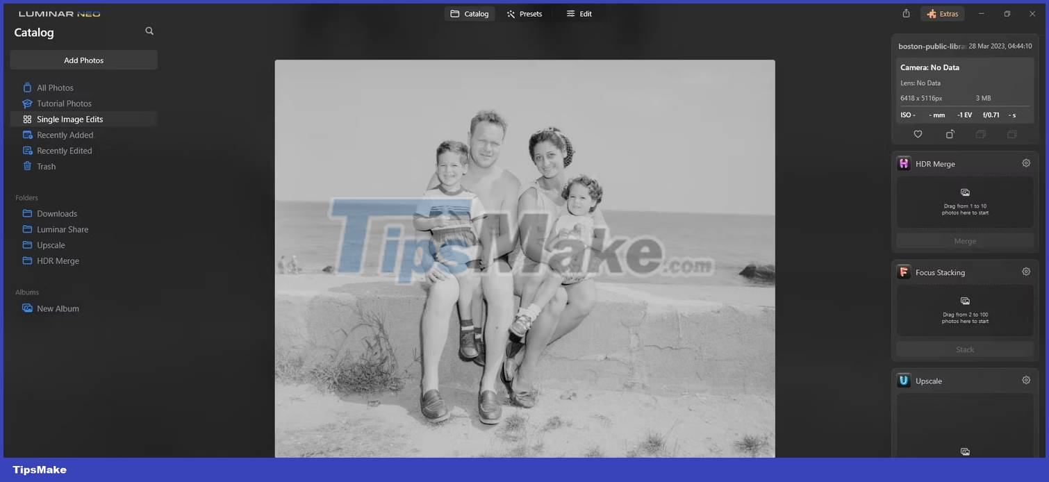 How to restore old family photos with Luminar Neo Picture 12
