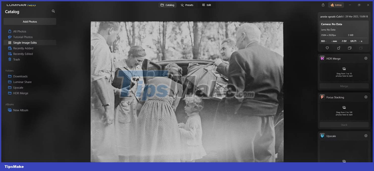 How to restore old family photos with Luminar Neo Picture 17