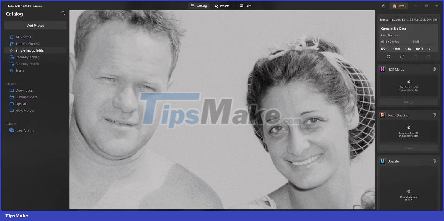 How to restore old family photos with Luminar Neo Picture 4