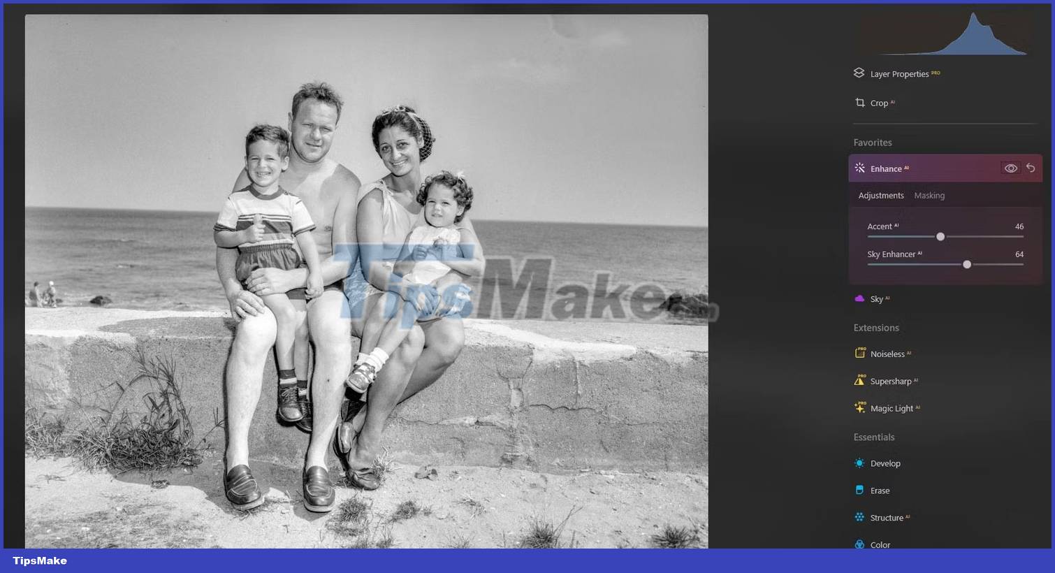How to restore old family photos with Luminar Neo Picture 7