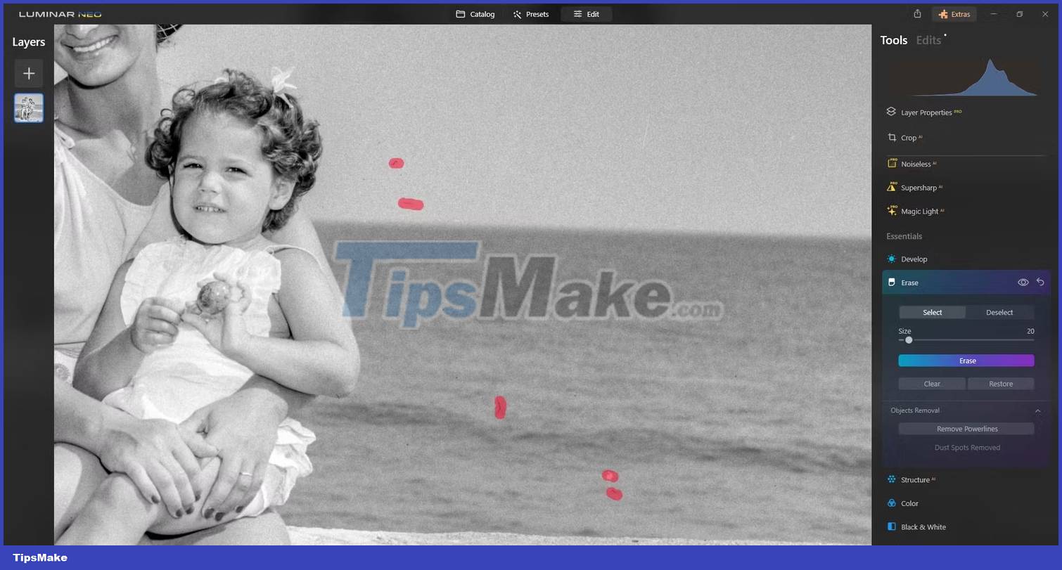How to restore old family photos with Luminar Neo Picture 8