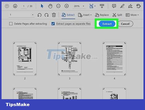 How To Save A Page From A PDF File With Adobe Reader - TipsMake.com