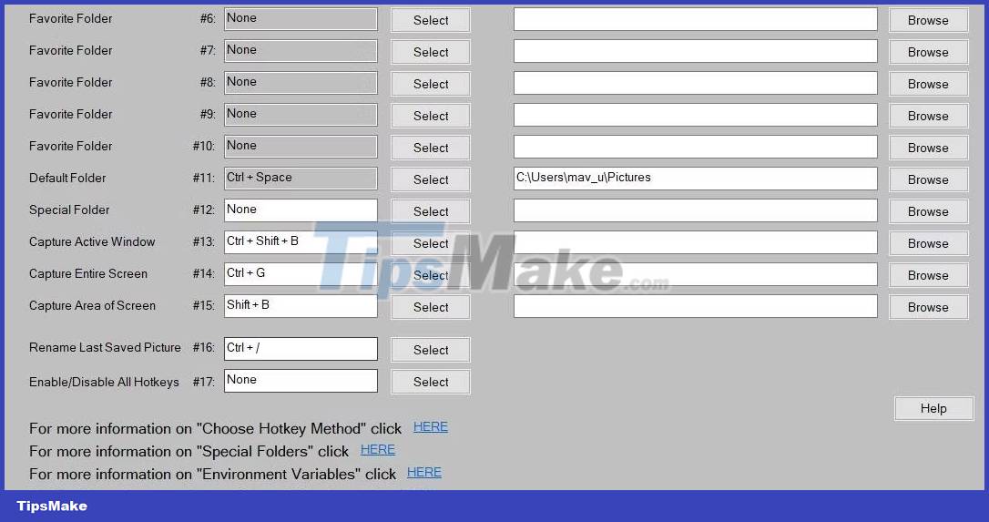 How to set up hotkey to download website images in Windows 10/11 Picture 8