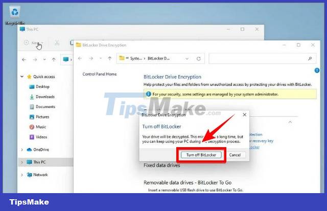 How to turn off BitLocker on Windows 11, turn off hard drive encryption Picture 16