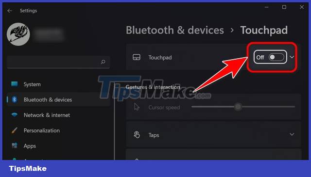 How to turn off the touchpad on Windows 11 simply Picture 5