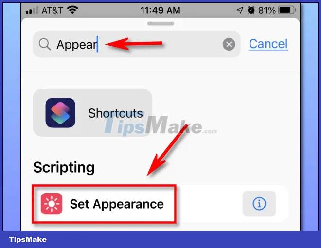 How to turn on dark mode by tapping on the back of iPhone Picture 5