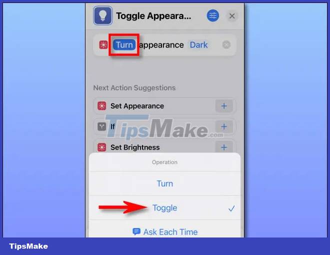 How to turn on dark mode by tapping on the back of iPhone Picture 6