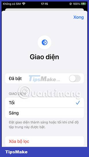 How to turn on Dark Mode with Focus on iPhone Picture 8