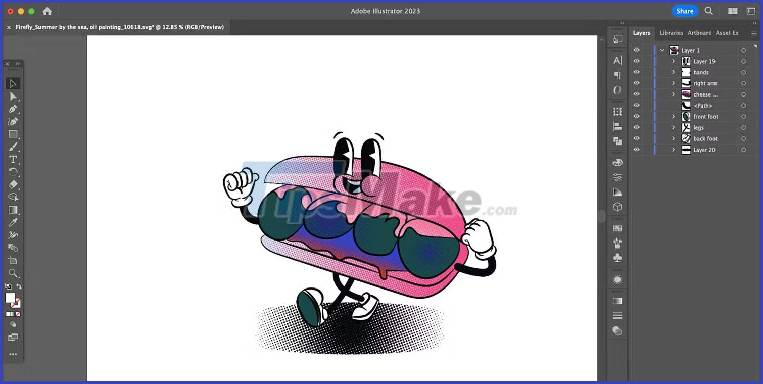 How to use Adobe Firefly's Vector Recoloring AI tool Picture 12
