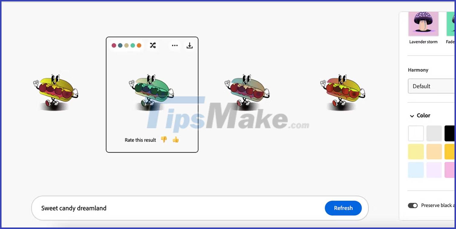 How to use Adobe Firefly's Vector Recoloring AI tool Picture 6