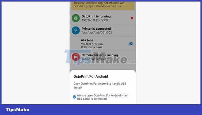 How to use an old Android phone as an OctoPrint server for 3D printers Picture 8