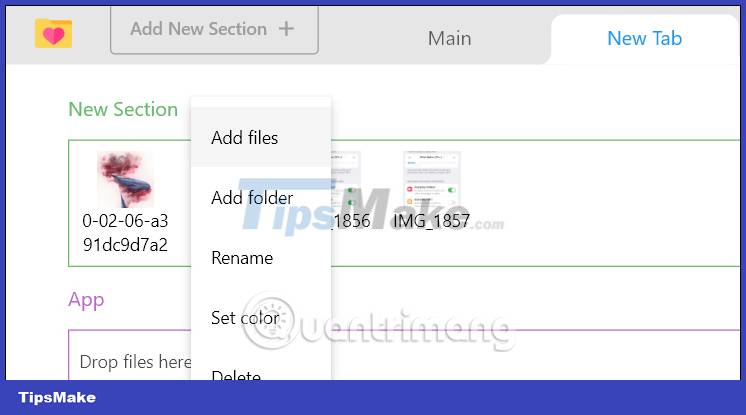How to use My Favorite Files to create favorite files on Windows Picture 5