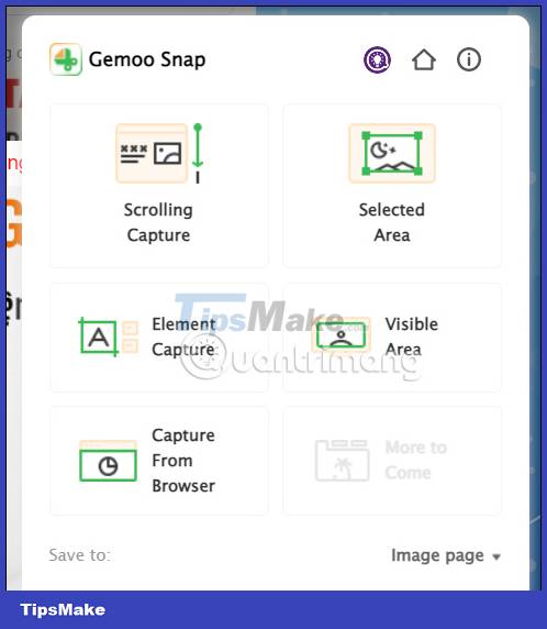 How to use the Gemoo Snap utility to take a screenshot of the computer screen Picture 2