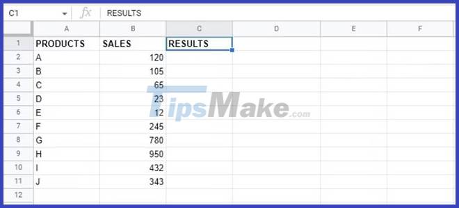 How to use the SMALL function in Google Sheets Picture 1