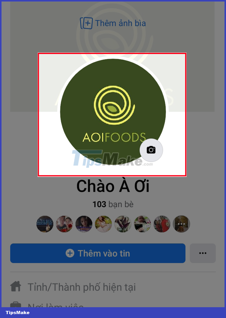Picture 1 of How to set video as avatar - Facebook avatar on phone