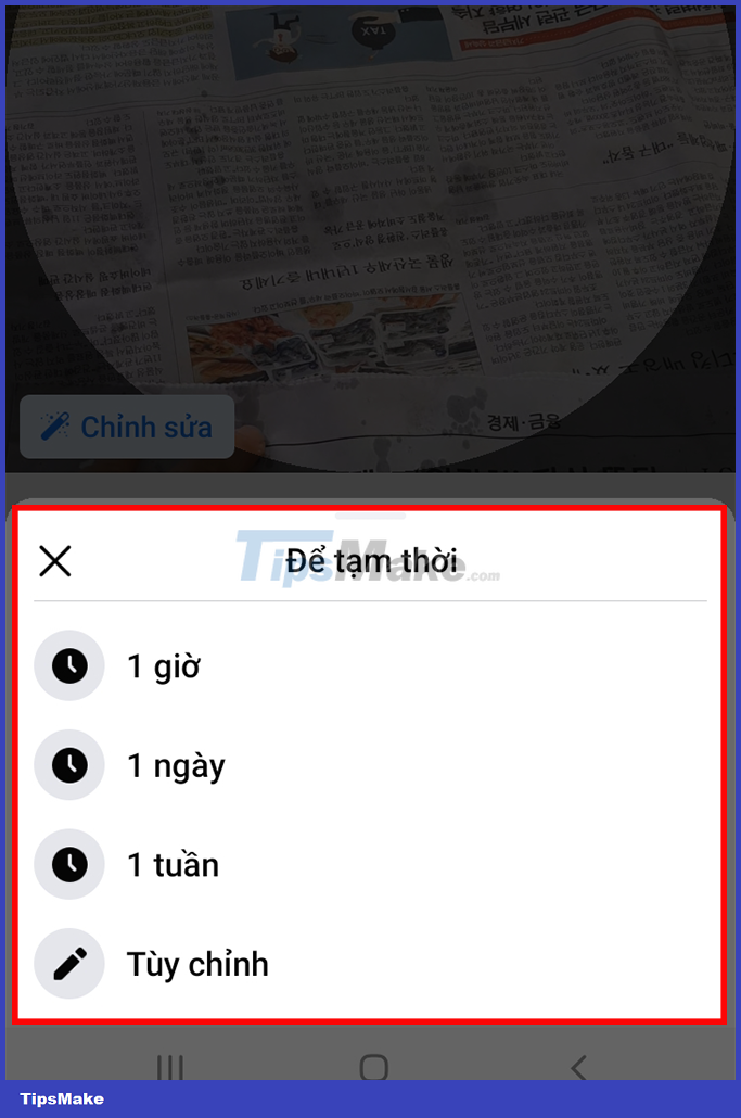 Picture 8 of How to set video as avatar - Facebook avatar on phone