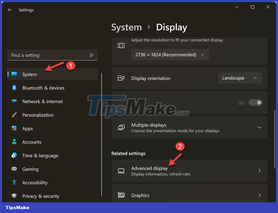 How to view and change the refresh rate of the Windows screen Picture 4
