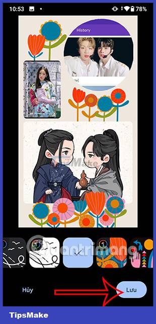 Instructions for choosing a photo collage frame on Google Photos Picture 7