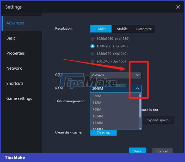 Instructions for configuring LDPlayer for each game type Picture 3