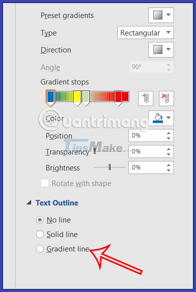 Instructions for creating Gradient effects in Word Picture 7