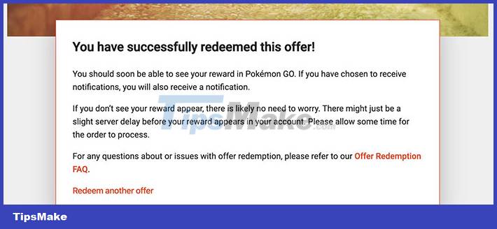 Instructions for entering and the latest Pokémon GO codes Picture 3