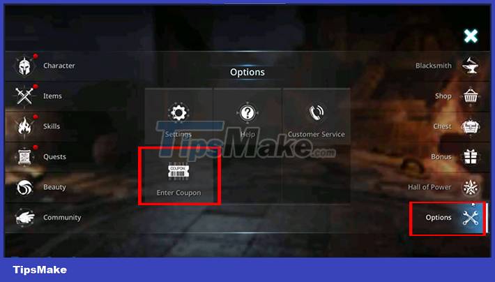 Instructions for entering codes and the latest Darkness Rises codes Picture 3
