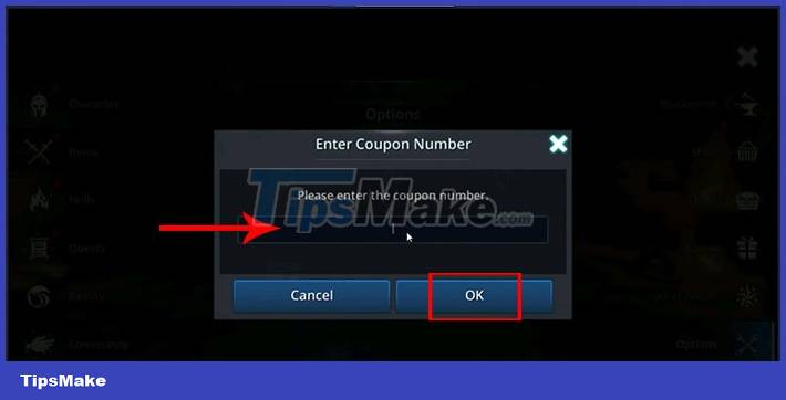 Instructions for entering codes and the latest Darkness Rises codes Picture 4