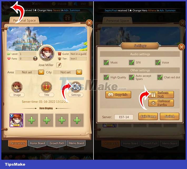 Instructions for entering codes and the latest League of Pantheons codes Picture 2