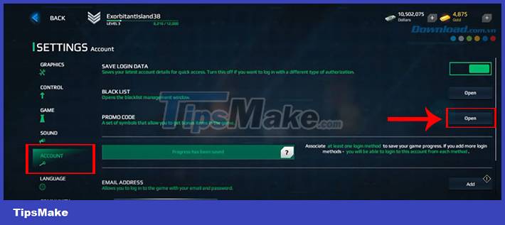 Instructions for entering codes and the latest Modern Warships codes Picture 3