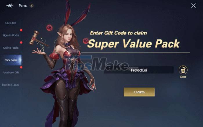 Instructions for entering the latest Chronicle of Infinity codes and codes Picture 2