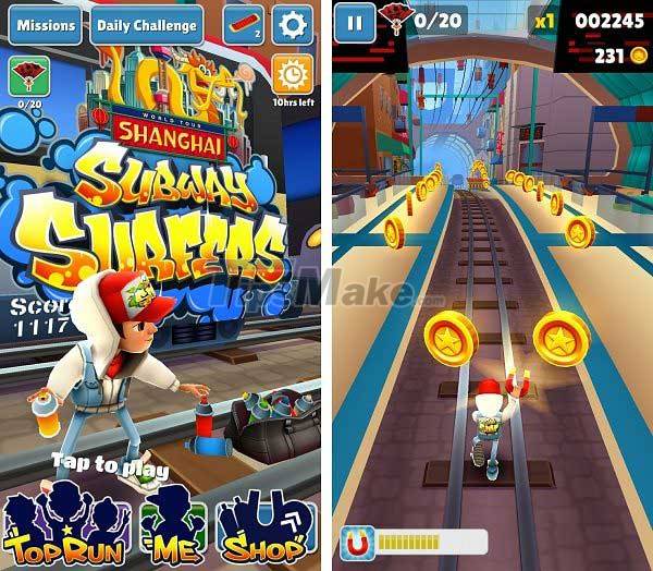 Instructions for entering the latest Subway Surfers and codes Picture 1