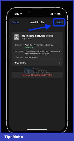 Instructions for installing iOS 16 beta version Picture 10