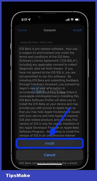 Instructions for installing iOS 16 beta version Picture 12