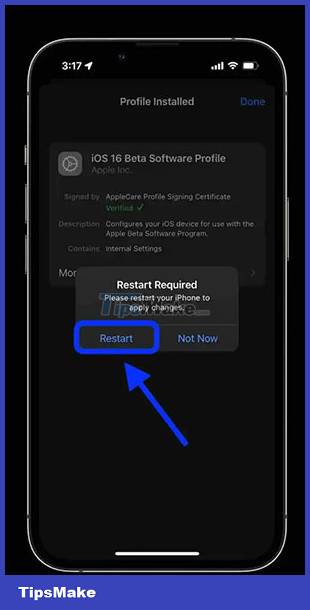 Instructions for installing iOS 16 beta version Picture 13