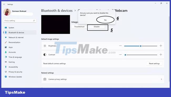 Instructions for managing cameras on Windows 11 PCs Picture 6