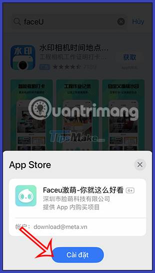 Instructions for using FaceU to take unique selfies Picture 11