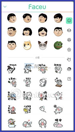 Instructions for using FaceU to take unique selfies Picture 23