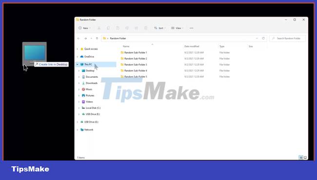 Instructions on how to bring This PC to Desktop on Windows 11 Picture 5