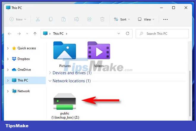 Instructions on how to map network drives in Windows 11 Picture 5