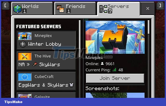 Instructions on how to play Minecraft with friends Picture 2