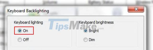Instructions on how to turn on the keyboard light on Lenovo laptops Picture 9