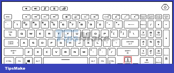 Instructions on how to turn on the laptop keyboard light Picture 3