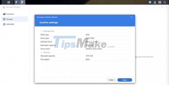 Instructions to install NAS DS1621+ as a file server for businesses Picture 12
