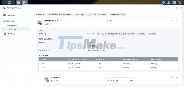 Instructions to install NAS DS1621+ as a file server for businesses Picture 13