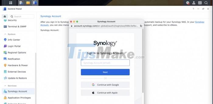Instructions to install NAS DS1621+ as a file server for businesses Picture 15