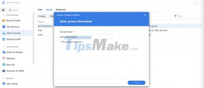 Instructions to install NAS DS1621+ as a file server for businesses Picture 18