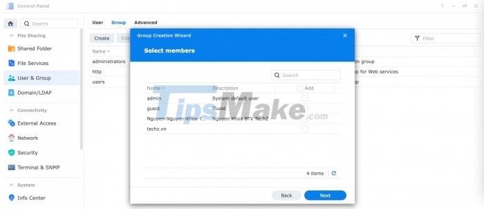Instructions to install NAS DS1621+ as a file server for businesses Picture 20