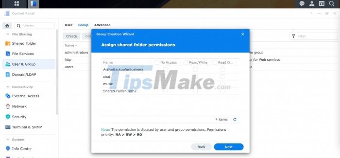 Instructions to install NAS DS1621+ as a file server for businesses Picture 21